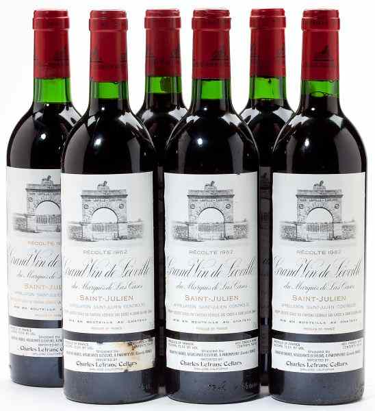 Appraisal: Chateau Leoville Las CasesSt Julien bottles into neck bn lbsl''I