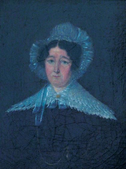 Appraisal: ENGLISH SCHOOL circa A portrait of a lady said to