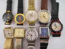 Appraisal: A mixed lot comprising seven gent's quartz watches together with