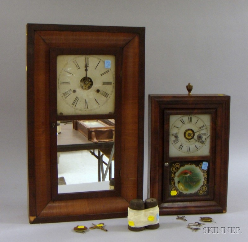 Appraisal: Seth Thomas Miniature and Chauncey Jerome Ogee Clocks Plymouth Hollow