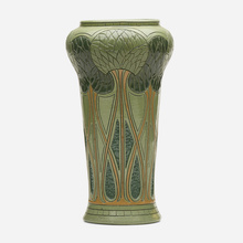 Appraisal: Frederick Hurten Rhead for Roseville Pottery DELLA ROBBIA VASE WITH