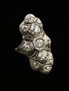 Appraisal: LADY'S RING - Edwardian platinum and diamond ring handmade open