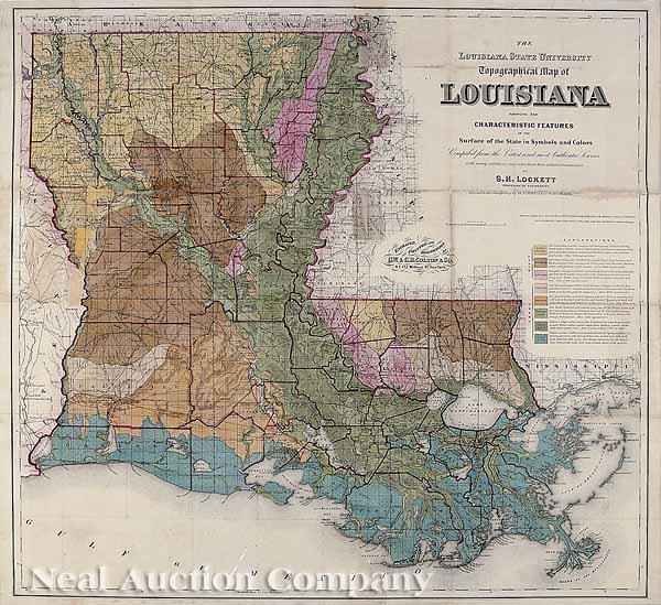 Appraisal: Samuel Henry Lockett American - The Louisiana State University Topographical