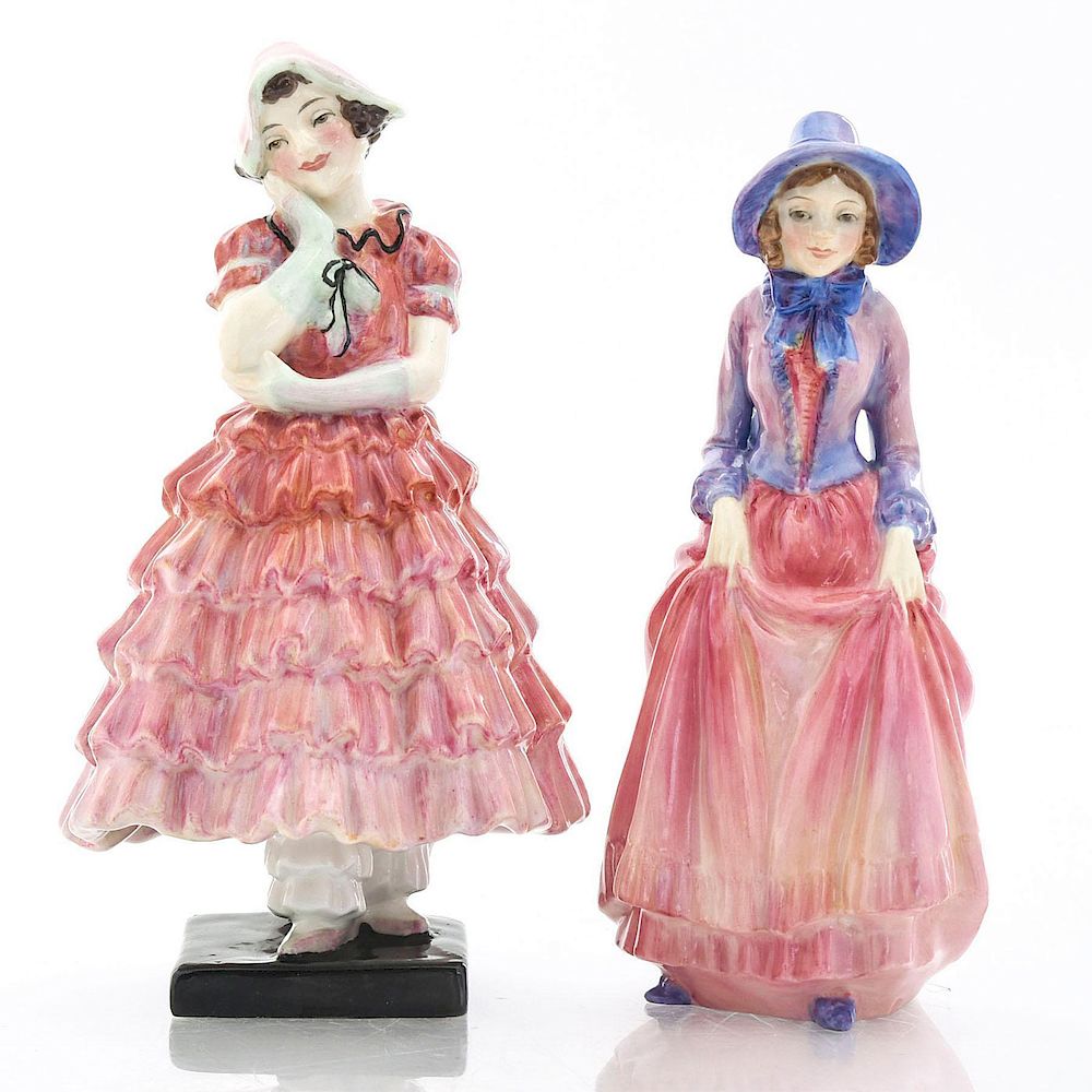 Appraisal: PAIR OF ROYAL DOULTON CERAMIC FIGURINES Marigold HN Maisie HN