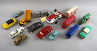 Appraisal: Collection of unboxed play worn die-cast vehicles including Dinky Toys