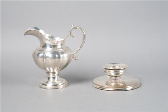 Appraisal: A Silverplate Pitcher Height of first inches