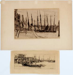 Appraisal: JAMES ABBOTT MCNEILL WHISTLER POSTHUMOUS ETCHINGS JAMES ABBOTT MCNEILL WHISTLER