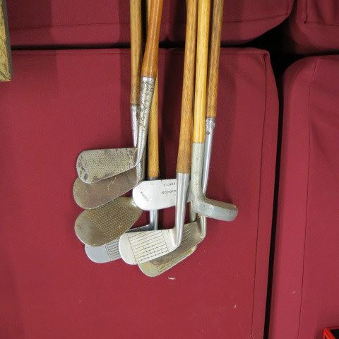 Appraisal: Vintage Wood Shaft Golf Clubs