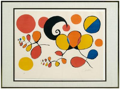 Appraisal: Alexander Calder lithograph American - Variations II artist s proof