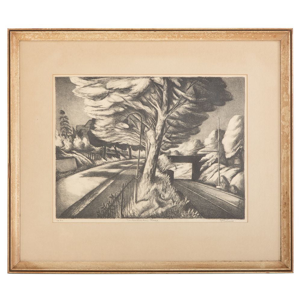 Appraisal: Benton Murdoch Spruance Tulpehocken Road American - Lithograph ed signed