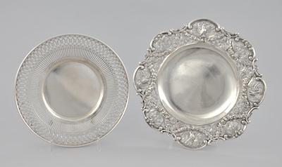 Appraisal: Two Silver Serving Dishes The first by Watson Co approx