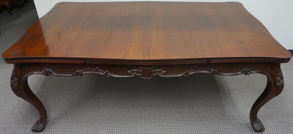 Appraisal: Brazilian Rosewood Jacaranda Louis XV Style Extension Dining Table x