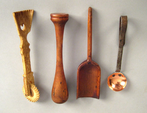 Appraisal: Group of Pennsylvania kitchen utensils th c to include a