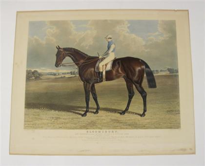 Appraisal: piece Hand-Colored Aquatint Herring John Frederick Bloomsbury the Winner of