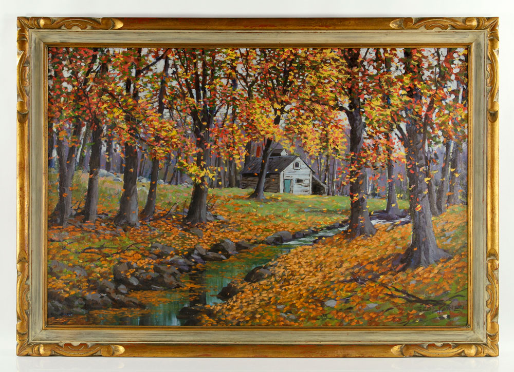 Appraisal: - Payne Fall Landscape O AB George Forrest Payne fall