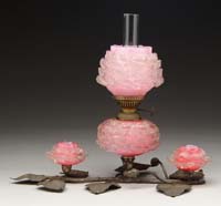 Appraisal: ONE OF A KIND PEG LAMP CANDLE HOLDER CENTERPIECE S