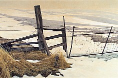 Appraisal: Robert Bateman Present By the Roadside - Horned Larksegg tempera