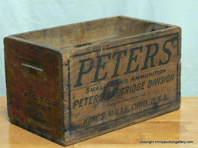 Appraisal: Vintage Peters GA Shot Shell Crate - Clearly identified with