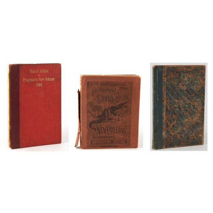 Appraisal: Group of Three Books consisting of a Historical Sketch Book