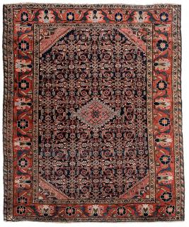 Appraisal: Malayer Rug early to mid- th century diamond medallion and