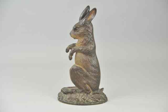 Appraisal: RABBIT DOORSTOP Bradley Hubbard marked on back ''B H ''