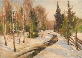 Appraisal: ALEKSANDER GRIGORYEVICH ORLOV RUSSIAN - A Breath of Spring oil