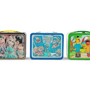 Appraisal: Two Muppets-Themed Lunch Boxes Circa comprising a Muppets Show and