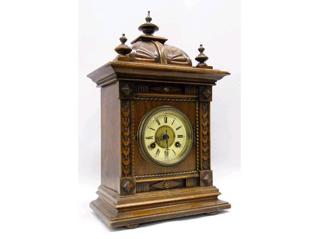 Appraisal: Fine miniature brass verge lantern clock the thirty hour plated