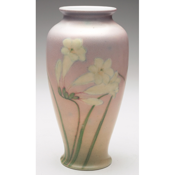 Appraisal: Rookwood vase shouldered shape in a matte glaze with finely