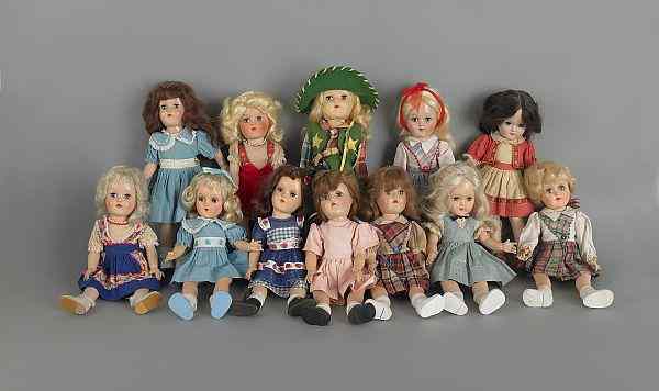 Appraisal: Twelve Ideal Toni composition dolls all marked P- h