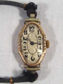 Appraisal: A carat gold ladies wrist watch circa