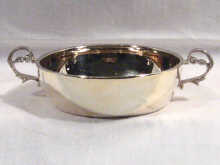 Appraisal: A modern hallmarked silver two handled porringer by Francis Higgins