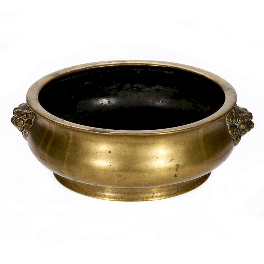 Appraisal: Chinese bronze censer in the Ming style A finely cast