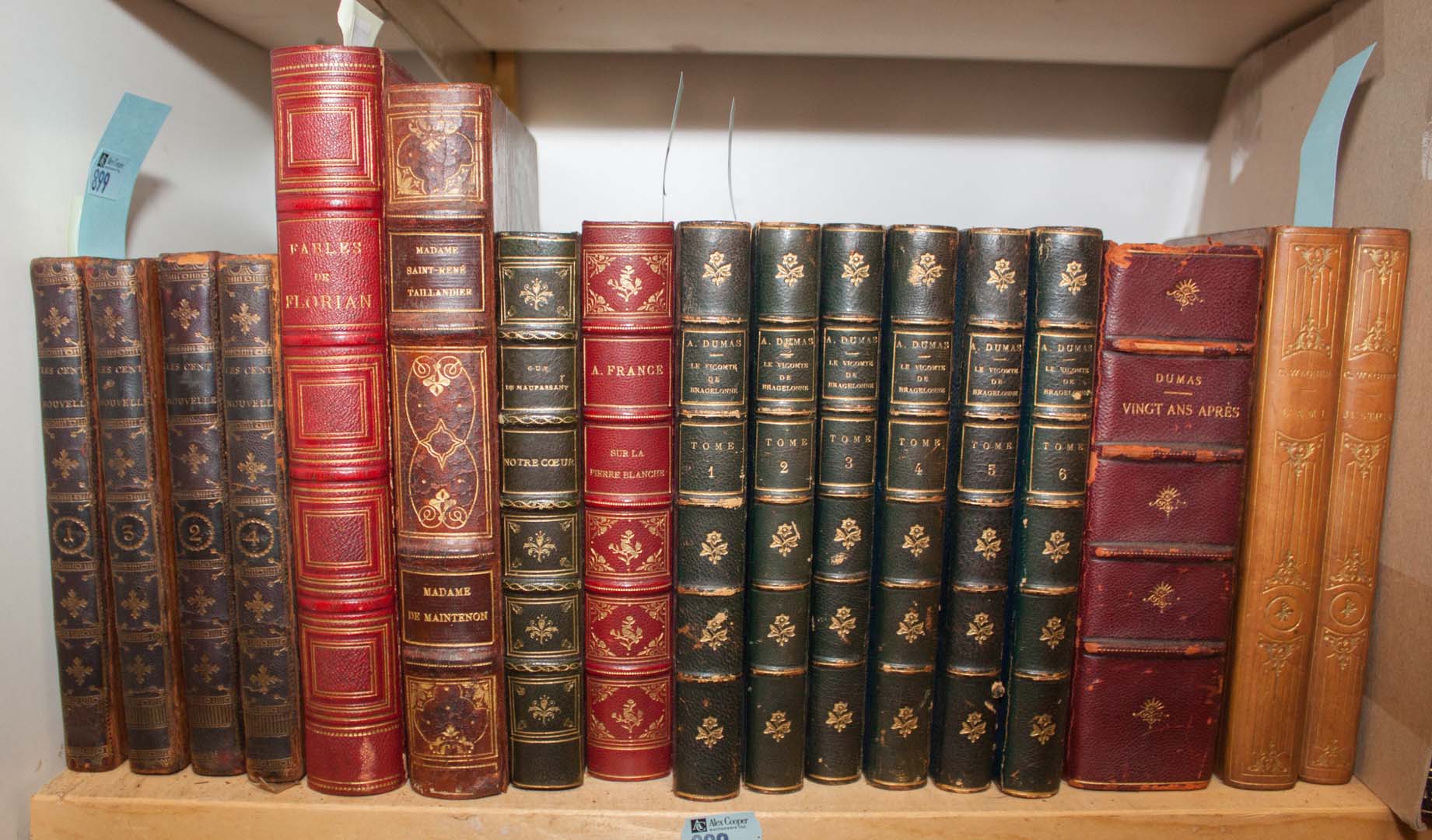 Appraisal: Sets and Bindings About volumes including an anonymous French erotic