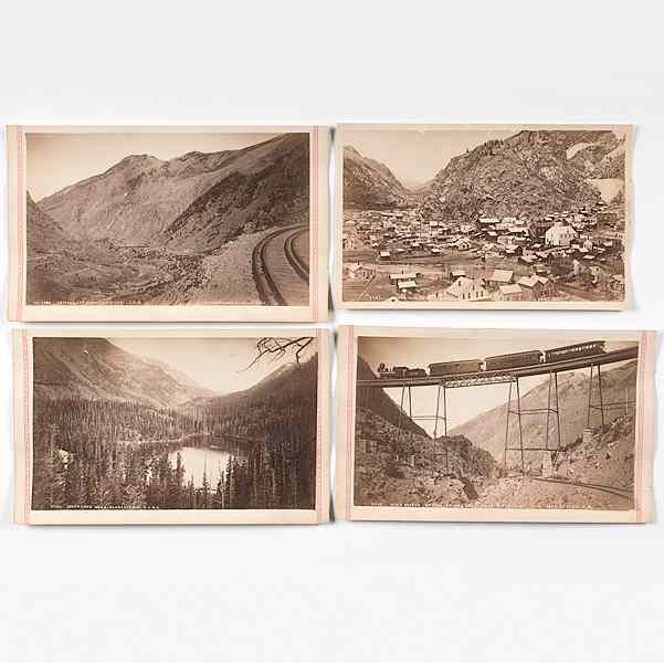 Appraisal: Colorado Central Railroad Photos Attributed to William Henry Jackson Lot