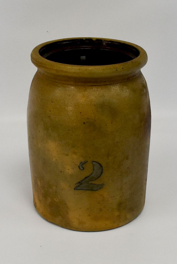 Appraisal: Gallon Stoneware Crock Gallon Stoneware Crock Measures tall Packaging Insurance