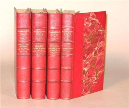 Appraisal: vols Massigner Philip The Plays London Edited by W Gifford