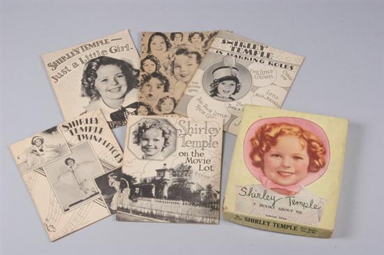 Appraisal: SHIRLEY TEMPLE FIVE BOOKS ABOUT ME AUTHORIZED EDITION Just a