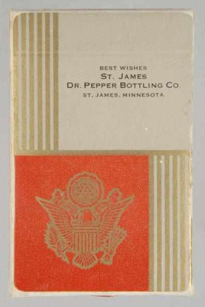 Appraisal: Dr Pepper St James Bottling Co Card Deck Description Complete