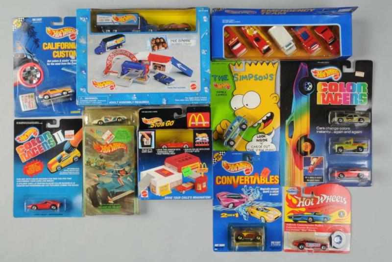 Appraisal: Lot of Miscellaneous Mattel Hot Wheels Cars Description Includes Racers