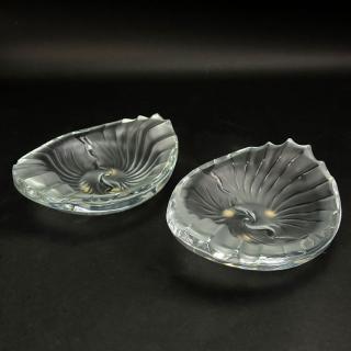 Appraisal: Two Lalique Crystal Nancy Bol Ouvert Two Lalique Crystal Nancy