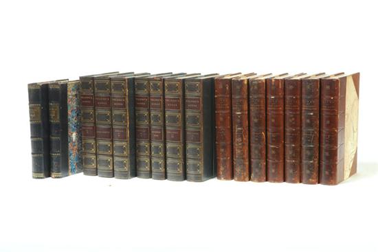 Appraisal: SIXTEEN LEATHERBOUND VOLUMES Includes Horne ed A New Spirit of