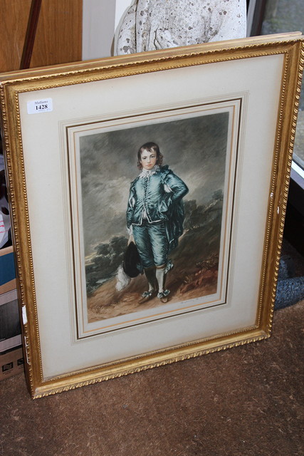 Appraisal: TWO PRINTS AFTER GAINSBOROUGH by Sidney E Wilson both signed