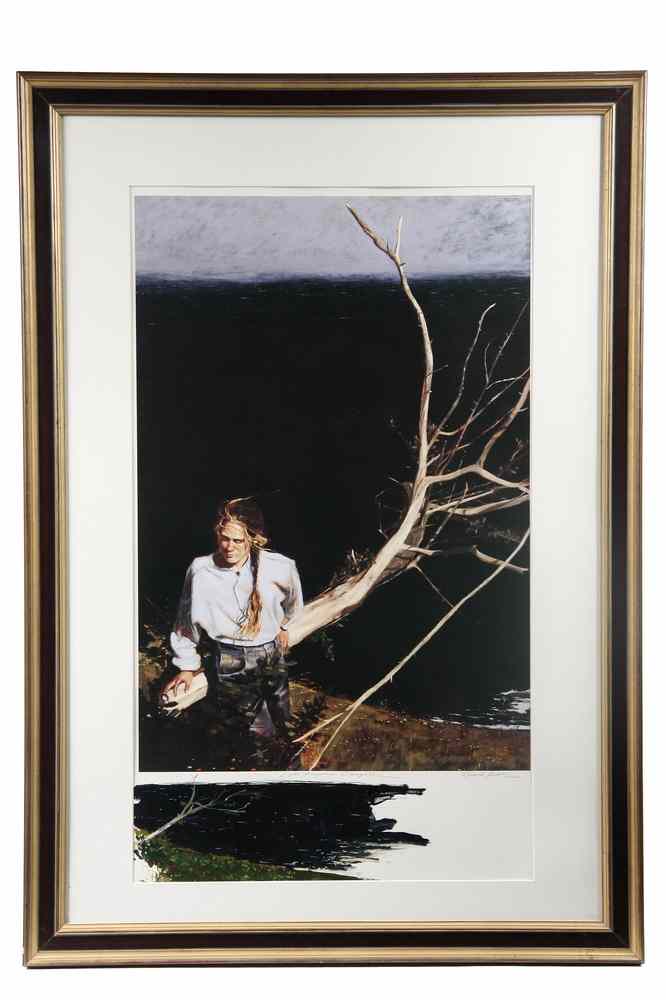 Appraisal: LTD ED COLOR LITHO W REMARQUE - 'Light Keeper's Daughter'