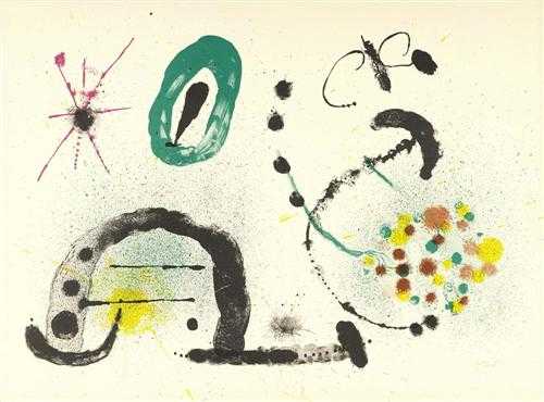 Appraisal: MIRO JOAN La fille du jardinier From Derri re le