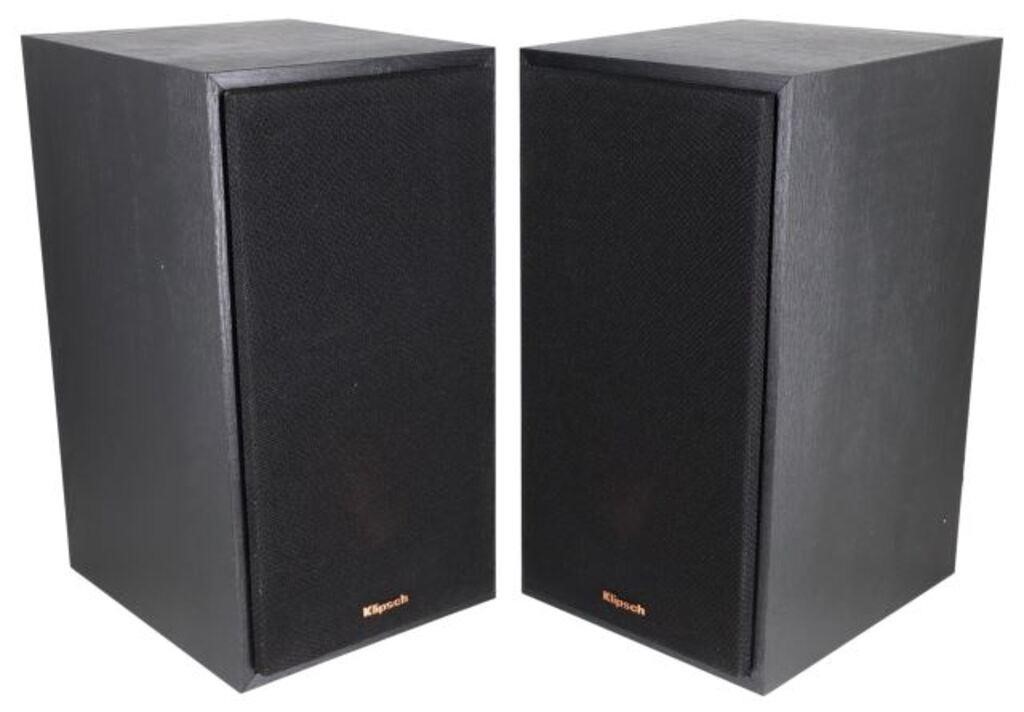 Appraisal: pair Klipsch R- -M bookshelf speakers for shipping purposes approx