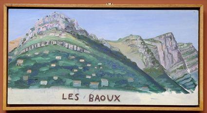 Appraisal: CHRISTINE SCHLESINGER b LES BAOUX Oil on masonite x in