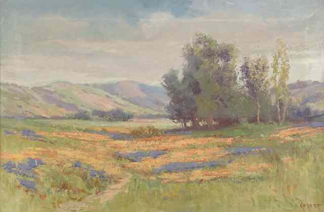 Appraisal: ARTHUR WILLIAM BEST OIL ON CANVAS California - titled ''Spring