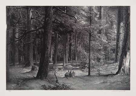 Appraisal: STOW WENGENROTH Group of lithographs The Woods Edition of Signed