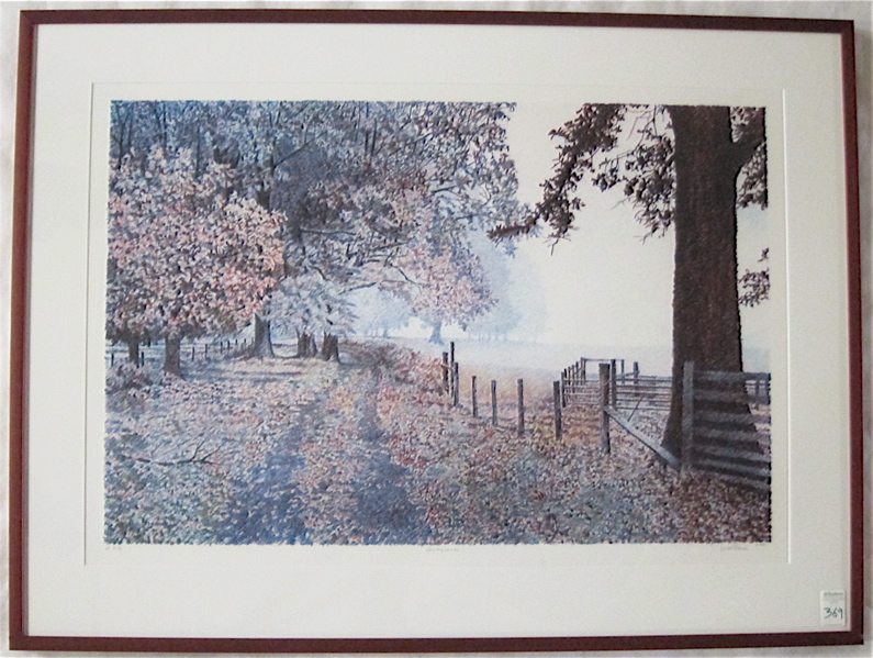 Appraisal: MIKE PEASE COLOR LITHOGRAPH Eugene Oregon th st century Country